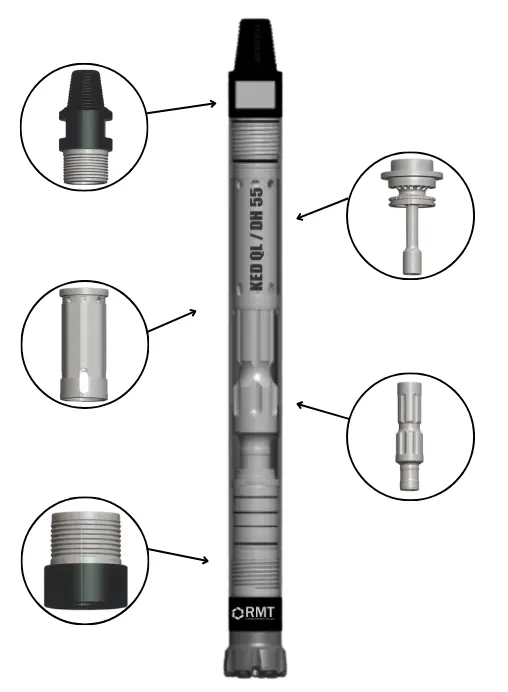 KED QL / DH 55 Spare Parts